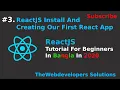 ReactJS Environment Setup React Installation Creating Our First React App in Bangla in 2020