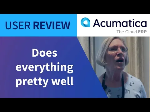 Thumbnail for How a Finance Director Makes Use of Acumatica | Acumatica Review