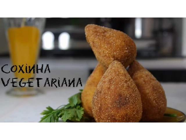 RECEITA: COXINHA COM MASSA DE BATATA FÁCIL (VEGETARIANA)