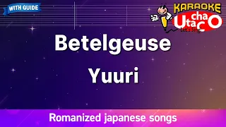 betelgeuse yuuri romaji karaoke with guide 