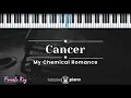 Download Lagu Cancer - My Chemical Romance (KARAOKE PIANO - FEMALE KEY)