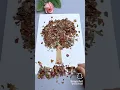 Dry leaf painting