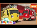 Download Lagu 🚒 Buster the Fire Truck Hero | 1 Hour Rescue Adventures | Go Buster - Bus Cartoons \u0026 Kids Stories