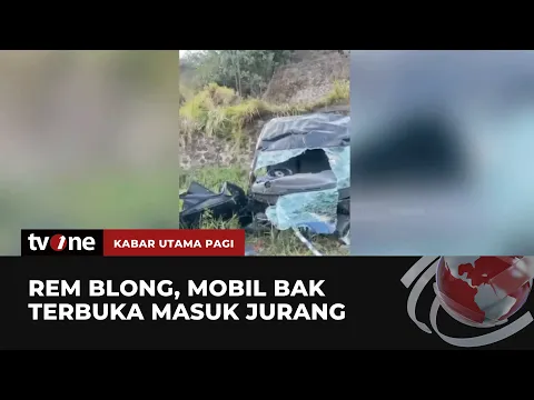 3 Orang Tewas Usai Mobil Bak Terbuka Masuk Jurang