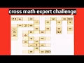 Experience the new Cross Math puzzle game which is fun and mind blowing