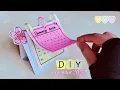How to make a 2022 desk calendar diy calendar paper Mini calendar paper crafts for school DIY