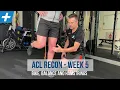 ACL Reconstruction - Week 5 Bike Balance and Hamstrings Tim Keeley Physio REHAB