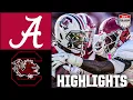 Alabama Crimson Tide vs South Carolina Gamecocks Full Game Highlights ESPN CFB