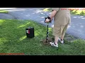 Harbor Freight PREDATOR Gas Powered Earth Auger Review and Use Demonstration