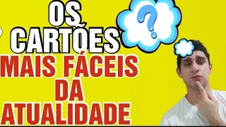 TOP 3 CARTÕES MAIS FÁCEIS DA ATUALIDADE PARA SCORE BAIXO E NEGATIVADOS #scorebaixo  #cartao