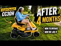 CUB CADET CC30h after 4 months