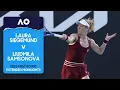 Laura Siegemund v Liudmila Samsonova Extended Highlights Australian Open 2026 First Round