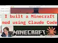 I Built A Custom Mod in Minecraft Java Using Claude Code Swords Armor Powers
