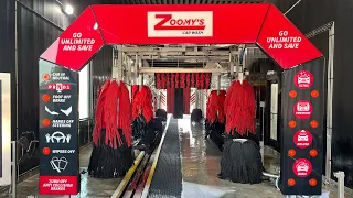 Zoomys Car Wash Spring TX Site Outside View Coleman Hanna Equipment 4K