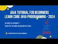 Learn Core Java Programming - 2024 What is a Variable and Rules For Variable Declaration in Java