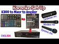 Download Lagu K300 Sound Card to Mixer and Amplifier Karaoke set up - Testing Dynamic, Condenser and Wireless Mic