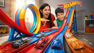 Abhiraj Ki Car Race | Hotwheels | WINNER kaun Abhiraj ya Mumma? #family