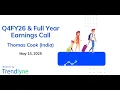 Thomas Cook India Earnings Call for Q4FY26 Full Year