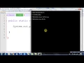 Basic Java Class 2 First Java Program and Print Hello World