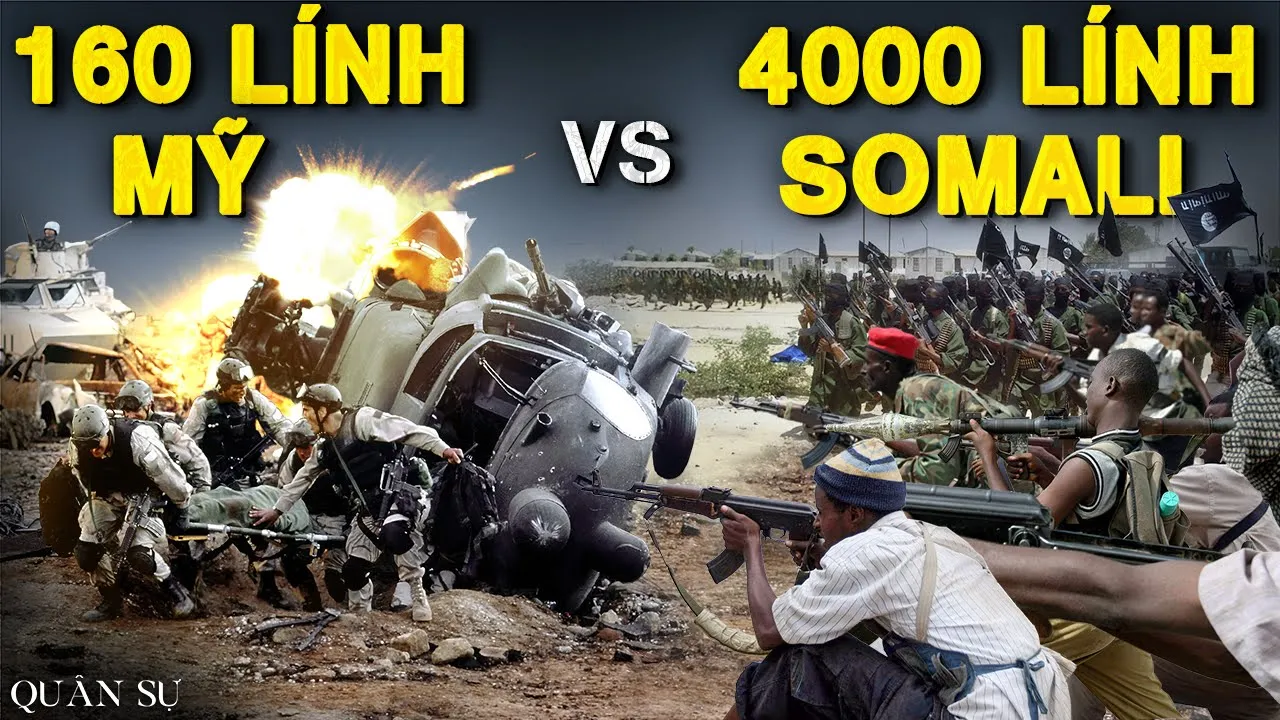 Outline Video Trận Mogadishu: Khi Siêu Cường Gục Ngã Trước Lực Lượng Phiến Quân