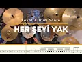 Her Şeyi Yak - Duman Level 3 Drum Score