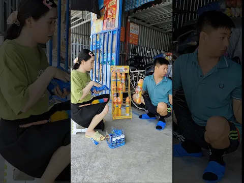 Why she so surprised? Iβm just helping to clear away the cans of insect spray ππ€£ #funny #couple