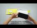 JETech Installation Guideline for iPhone Screen Protector with 1-Step Auto Alignment Bubble Free Box