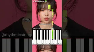 Hide Seek Kkok Kkok Sumeora Acapella Squid Game 3 Piano Tutorial Shorts Netflix 