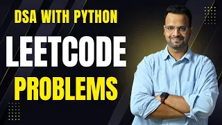 Dsa With Python live class Leet Code Problem Solving