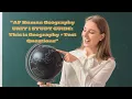 AP Human Geography Unit 1 Study Guide This is Geography Test Questions