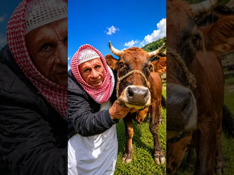 هدية ابو محمد للقرية الريفية 🐄😂