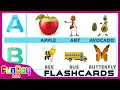 ABC Flashcards for Toddlers Babies First Words ABCD Alphabets for Kids preschool FunDayKid