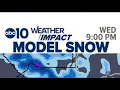 California Weather Outlining rain and snowfall in the forecast
