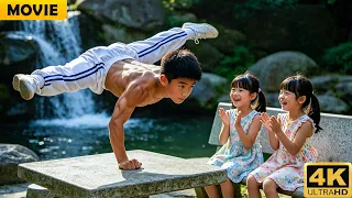 功夫小子行俠仗義幫助警察逮捕兇惡劫匪！電影《南拳小子》功夫動作片 HD