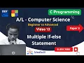 13 Multiple if-else Statement C-programming