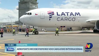 Aeroporto de Navegantes recebe primeiro voo cargueiro internacional