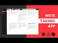Note-Taking App Tutorial in React JS React JS Sass React Redux Build Notes App with React