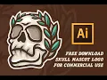free download skull mascot logo