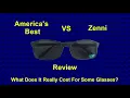 America s Best Vs Zenni Review - What it really costs to get a pair of eye glasses