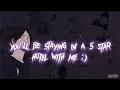 you ll be staying with me in a 5 star hotel - ZsakuVA Ft professor cal