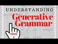 Understanding Generative Grammar Class 1 analysing sentences The minimalist approach