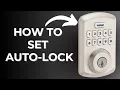 How to Set Auto-Lock on Weiser Powerbolt 3 Door Lock
