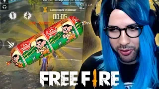 ESPERANDO UMA PEÇA DE MORTADELA! | Free Fire - Samira Close