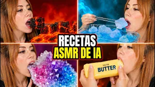 RECREANDO RECETAS ASMR IMPOSIBLES  DE IA