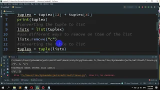How to remove an item from a tuple in Python