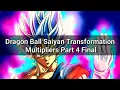 Dragon Ball Saiyan Transformations Multipliers Part Final
