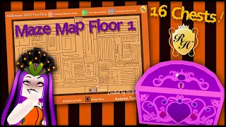 16 Chests Autumn Town Maze Map Floor 1 Guide w Cybernova SingingJaya Genifah MissValeriiee