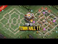 Th11 Most Powerful Top 5 Bases 2026 With copy link Th11 best base layouts TH11 Base