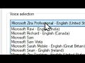 Windows 10 - All text-to-speech voices Part V Microsoft Speech Platform in SAPI5