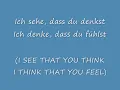 "Nur Ein Wort" (Wir Sind Helden) Karaoke (& English Subtitles) by Franção